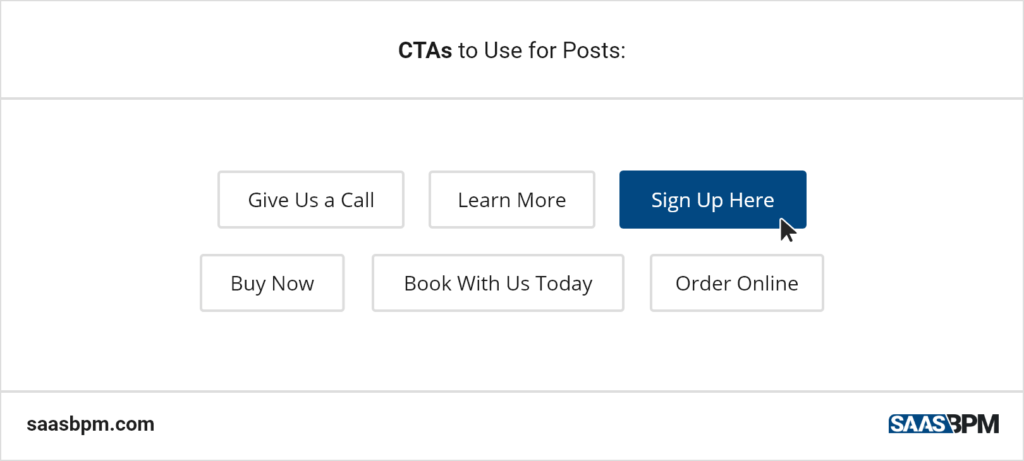 CTAs to Use for Posts