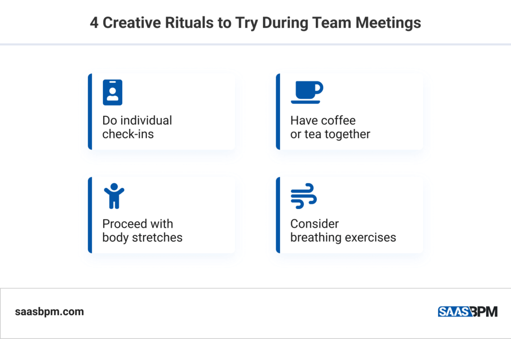 4 Creative Rituals to Try During Team Meetings