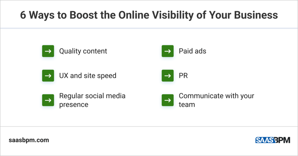 6 Ways to Boost the Online Visibility of Your Business